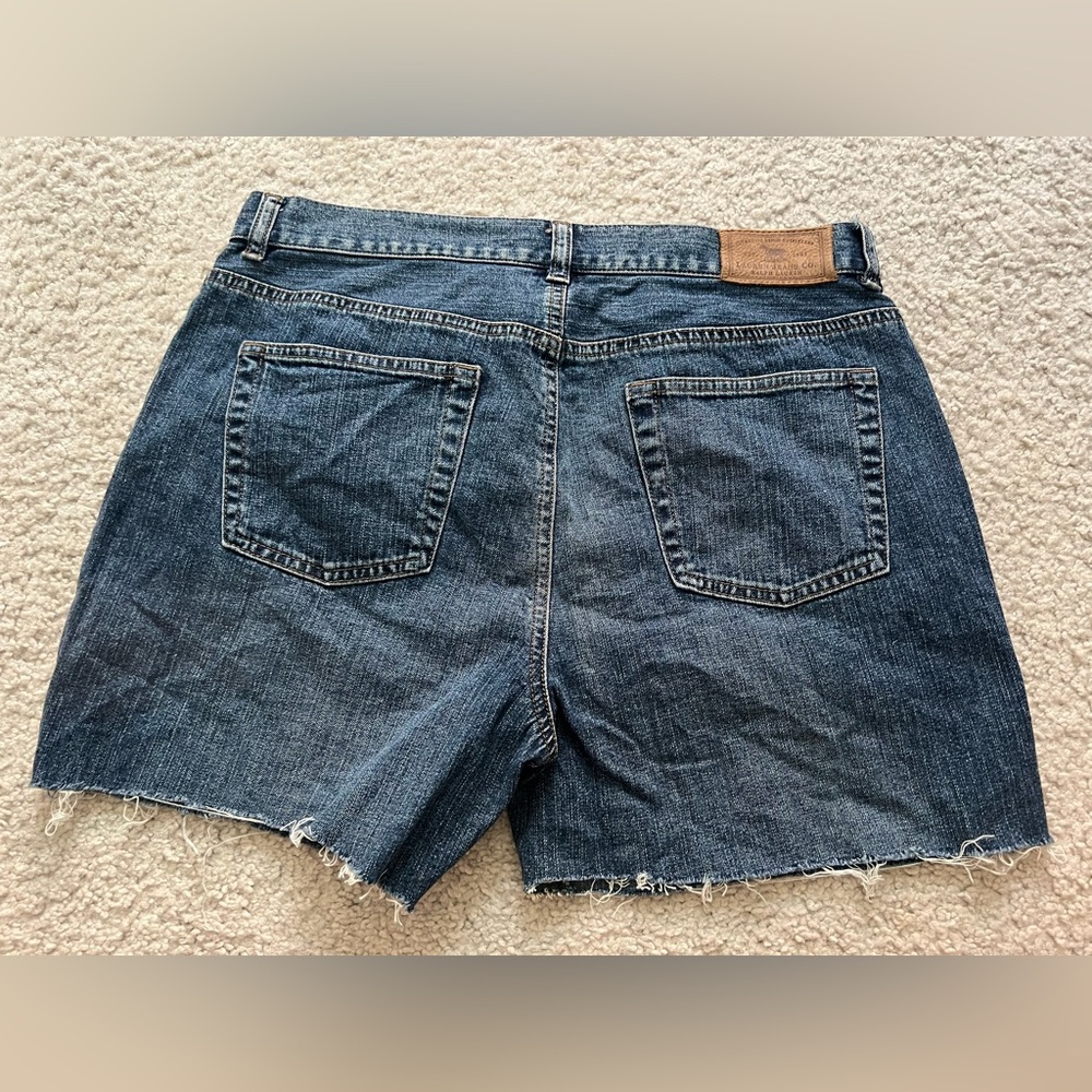 Ralph Lauren Embroidered Denim Women Shorts Size 8 - Picture 4 of 5